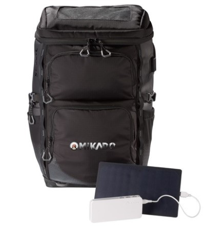 unique employee appreciation gifts - backpack with power bank
